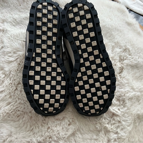 Dada Supreme Navy Suede & White Fabric Retro Style Sneakers.  Size 7.5 - Picture 9 of 13